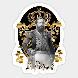 Brazil Empire His Majesty Emperor Pedro II Sticker